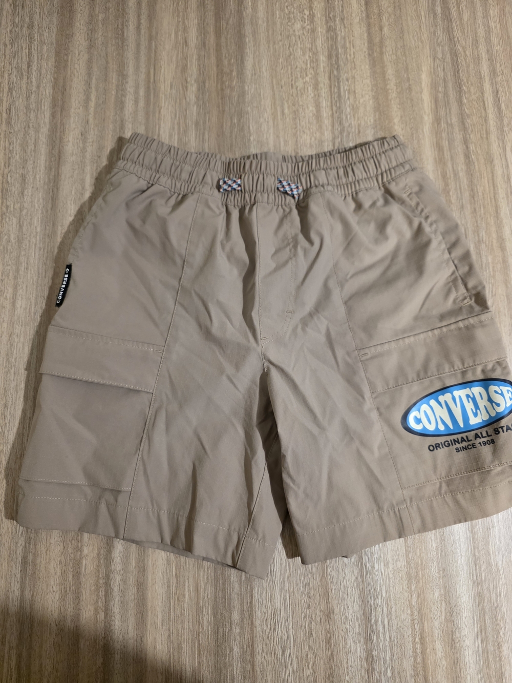 Converse Boys SIZE S Tan Cargo Shorts